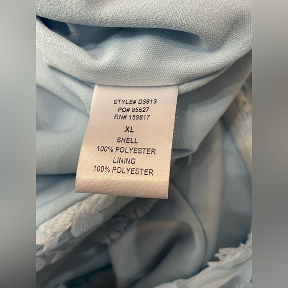 Altar’d State Adley Embellished Mini Dress Light Powder Pastel Blue XL - Picture 10 of 10